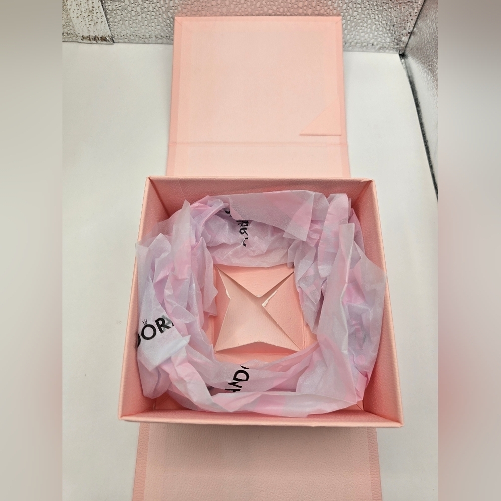 Pink Authentic Pandora Gift Box With Pandora Tissue Paper - Picture 4 of 7